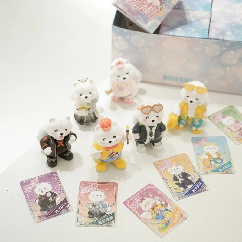 Didipaws Fun Urban Figurine Blind Box Mystery Box Samoyed Trendy Toy Ornaments Novel Designer Children Birthday Gift