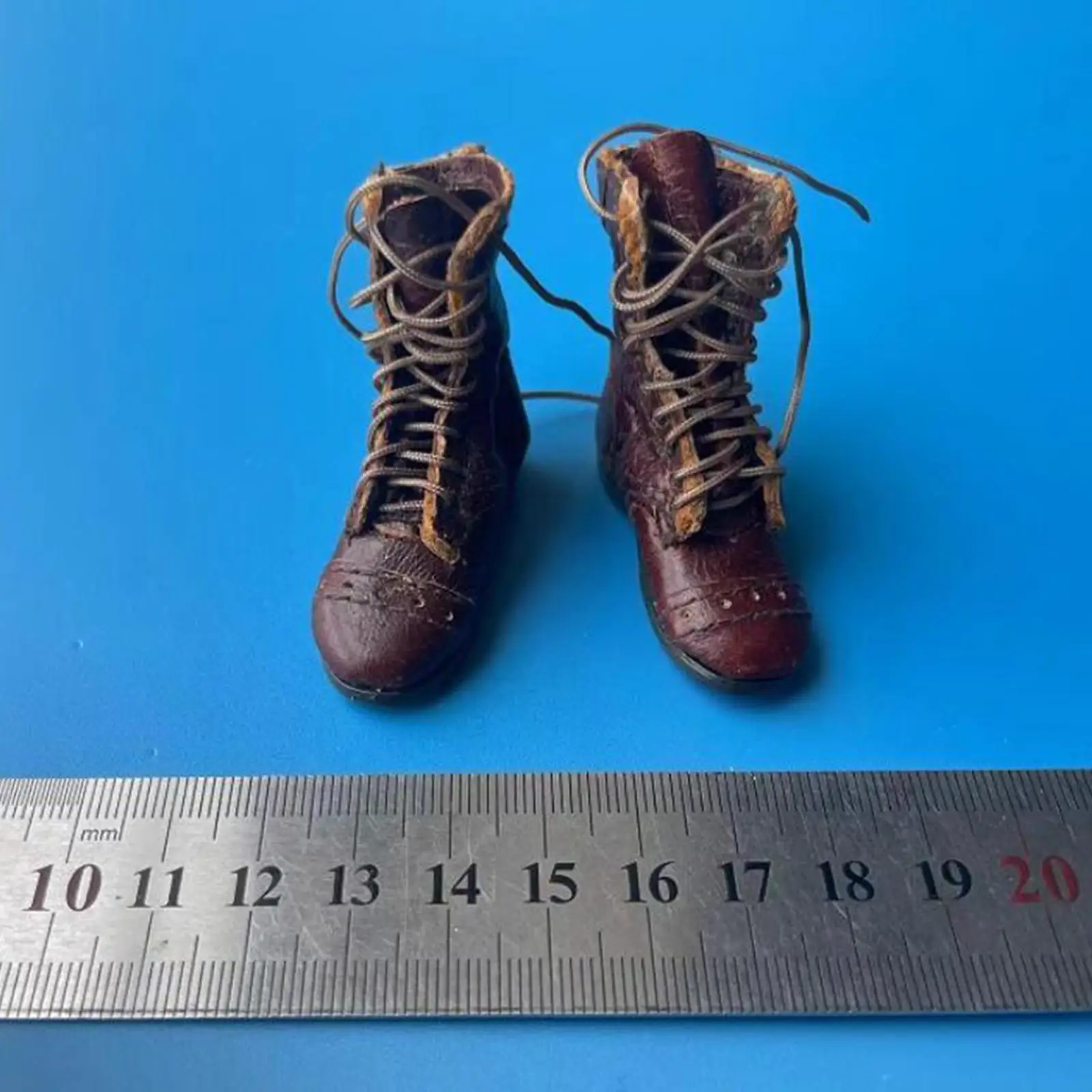 1/6 شخصية الحركة الولايات المتحدة 101ST أحذية محمولة جوا بولي Leather جلد 12 بوصة أحذية دمية الذكور