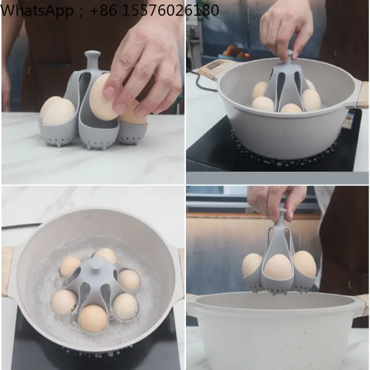 Special for Egg Cooker, Temperature-resistant Boiled Silicone Household Kitchen Gadget Egg Tray