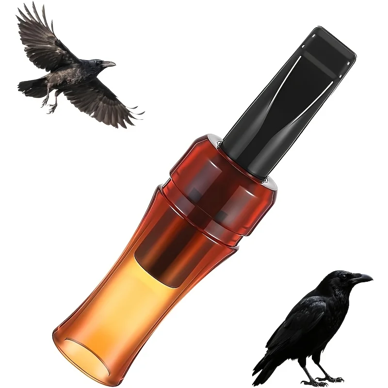 2PCS/1pc Crow Caller to Attract Crows, Portable Crow Luring Whistle, for Outdoor, Beginners, Professional Complimentary Whistle