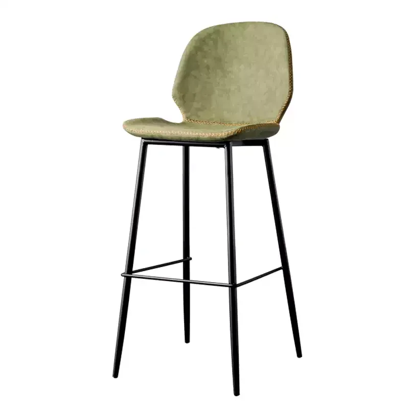 

# Hot Design Logo Color Emerald Bar Stool For Dinner Room Leather Bar Stools With Back Stainless Steel Chairs For Bar