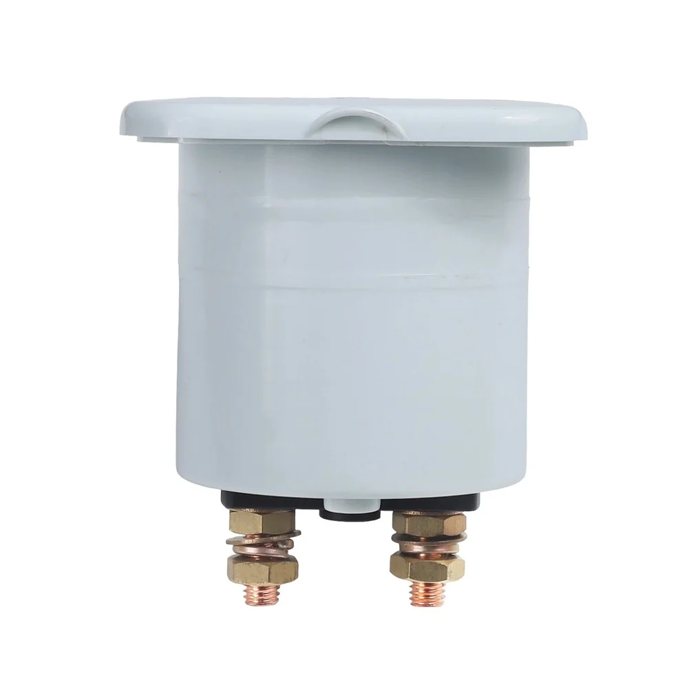 Battery Switch Marine Power Cutoff 275A Battery Isolator Removable Key Safety Tin-plated Copper Studs Anti-UV Polypropylene