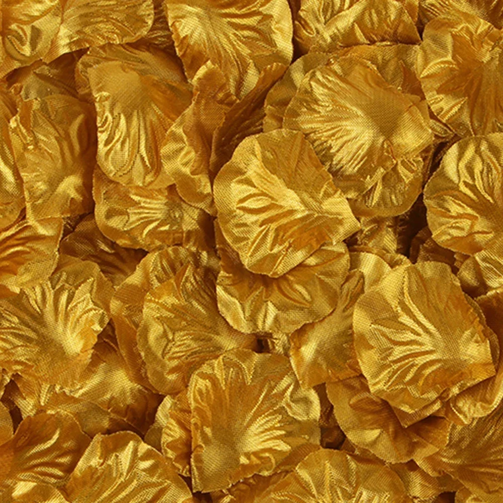 100-10000 Stück Top bunte künstliche gefälschte Rosen blätter Rot Weißgold Rosen Blütenblatt Blumen romantische Hochzeits feier Valentinstag Dekor
