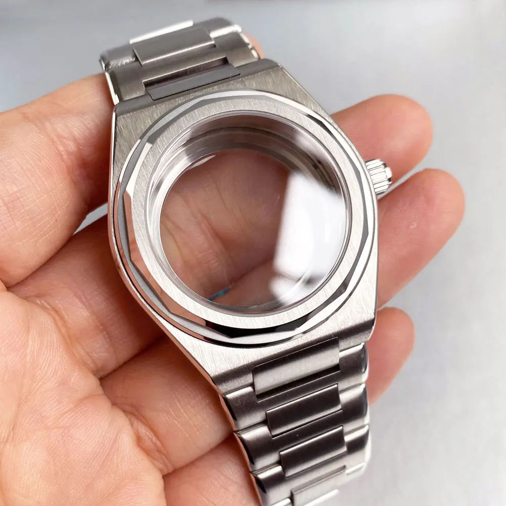 New 316L Stainless Steel Watch Case Bracelet Sapphire Glass for NH35 NH36 PT5000 ST2130 Dive Men's Watch Parts 20ATM