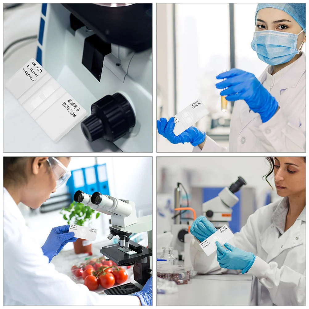 

2Pcs Glass Cell Counting Chamber Hemocytometer Blood Counting Board for Accurate Blood Cell Bacteria Yeast Count in Laboratory