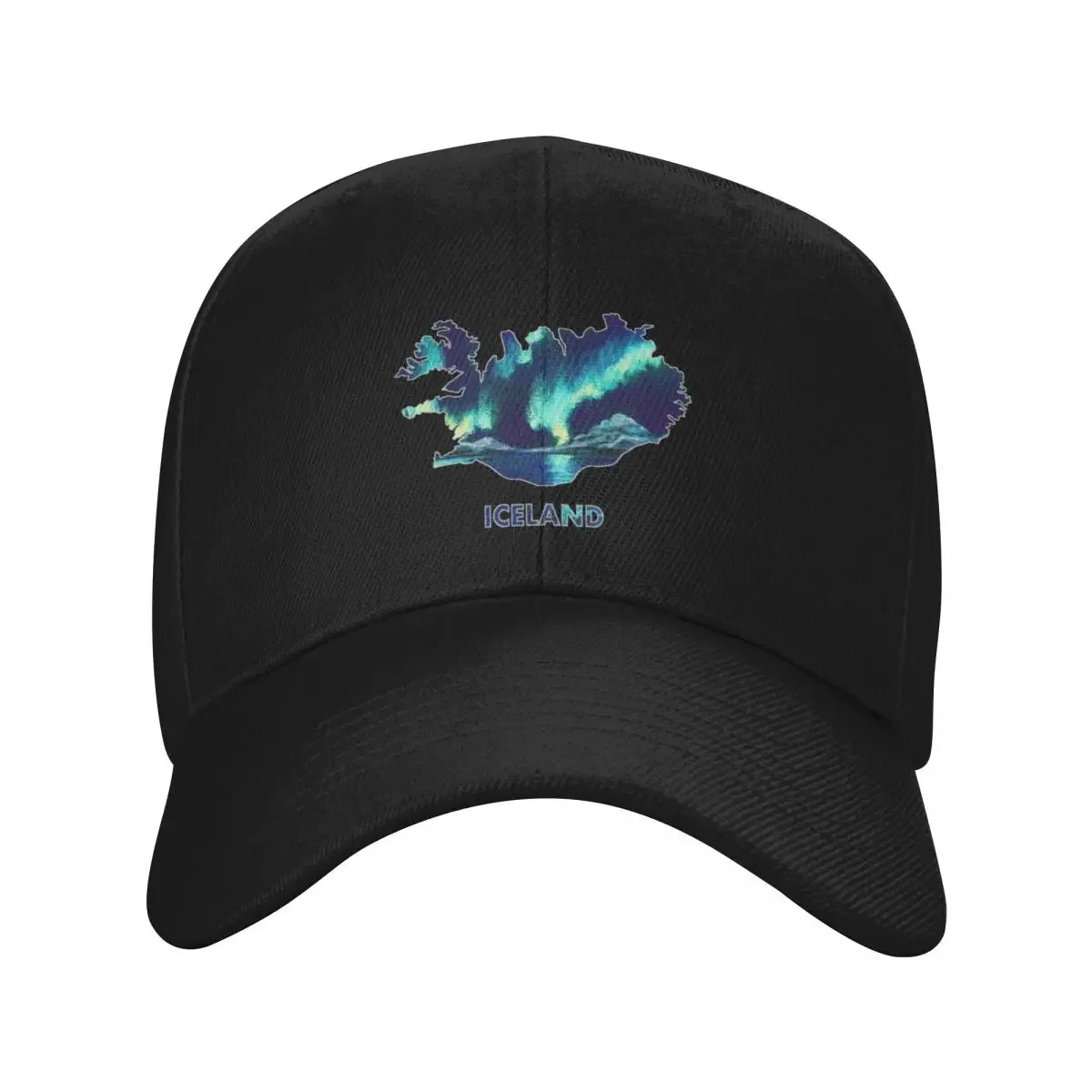 Iceland - Northern Lights Baseball Cap Male hat New In The Hat Caps For Women Men's