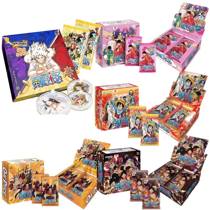 One Piece Card Rush To The Future Chapter Collection Edition Colorful Gold Game Card Graffiti Style Collection Card Toys Gifts