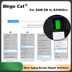 Burn Aging Screen Repair Software For Samsung S8 to S22 S23 S24 Ultra Note 20Ultra LCD Screen Color Darken Shadow Problem Repair