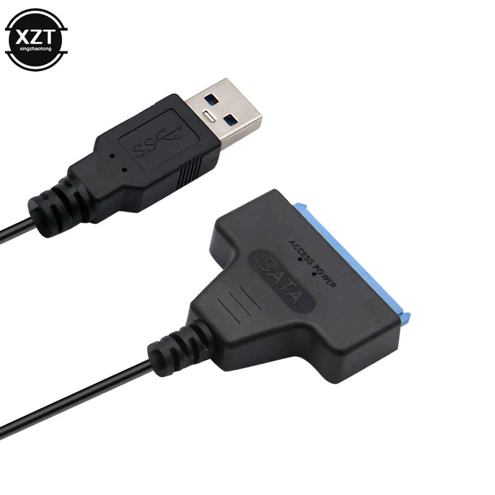 USB 3.0/ Type-c to SATA 22 Pin Cable Up To 5 Gbps Support 2.5 Inch HDD SSD Hard Drive SATA 7P+15P Adapter