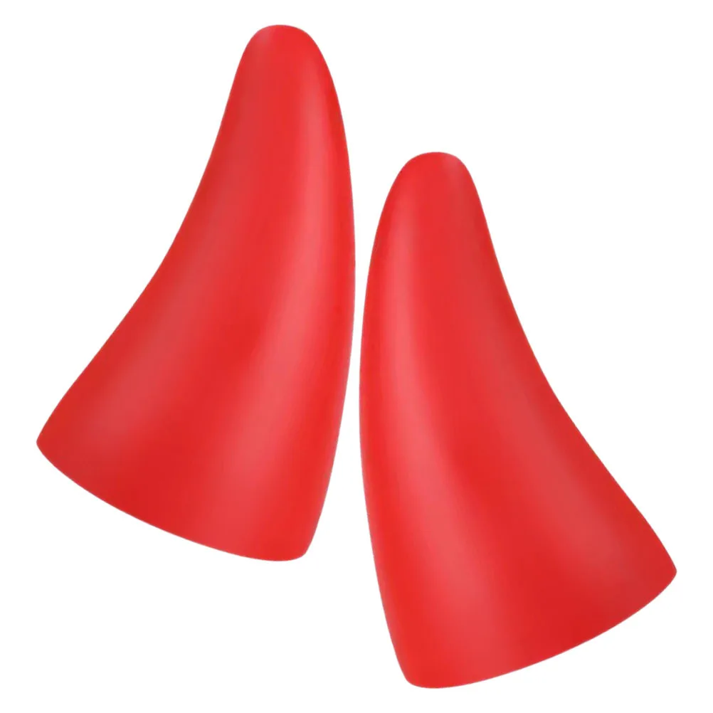 2 pçs decoração exterior automotivo chifres bonitos decorações do telhado do carro veículo fora ornamento halloween acessório do carro