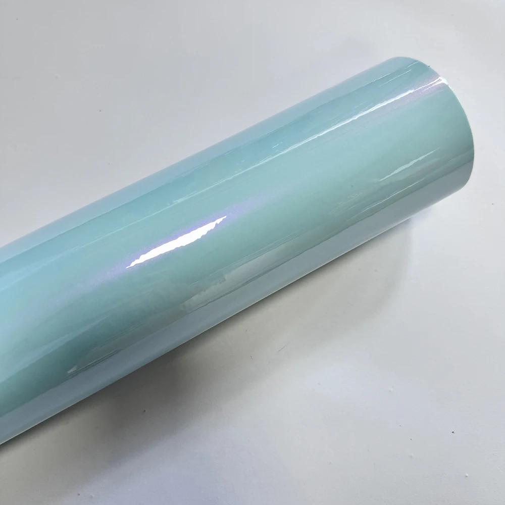 

SUPPER GLOSS DIAMOND ICE BLUE PURPLE Vinyl Car Wrap Film Foil Sheet Vehicle Decal Furniture Computer DIY Color Change Sticker