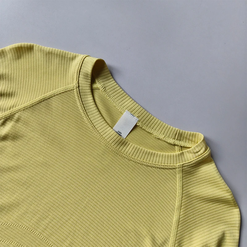 Autumn Winter Yoga Clothes Long-sleeved Women's Professional Fitness Tops Pilates Sports T-shirts Slimming Bottoming Gym Wear