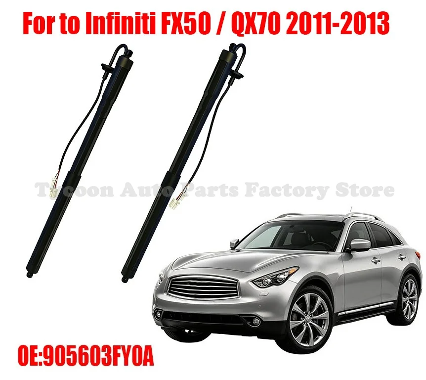 Electric Tailgate Power Lift Strut Rear Liftgate Support for Infiniti FX50 QX70 Auto Replacement Component OE 905603FY0A