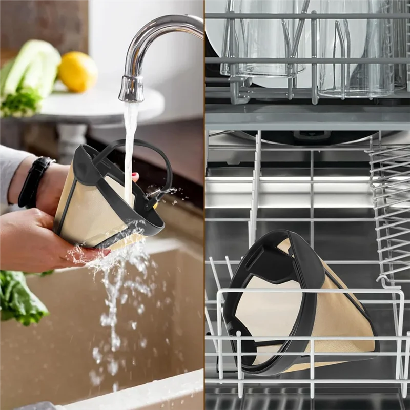 A005-재사용 가능한 커피 필터 Forninja CFP307 CFP201 CFP250A CFP300 CFP301 CFP305 듀얼 브루 커피 메이커 커피 액세서리