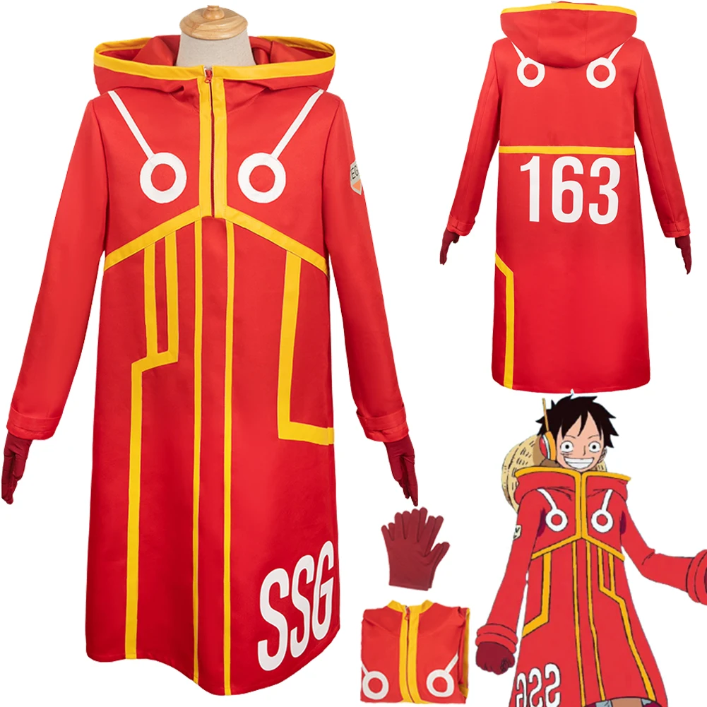 

Костюм SSG Luffy для детей и взрослых, костюм в стиле аниме с изображением эггаада, будущего, костюм на Хэллоуин, карнавал, ролевые игры, костюм для мужчин