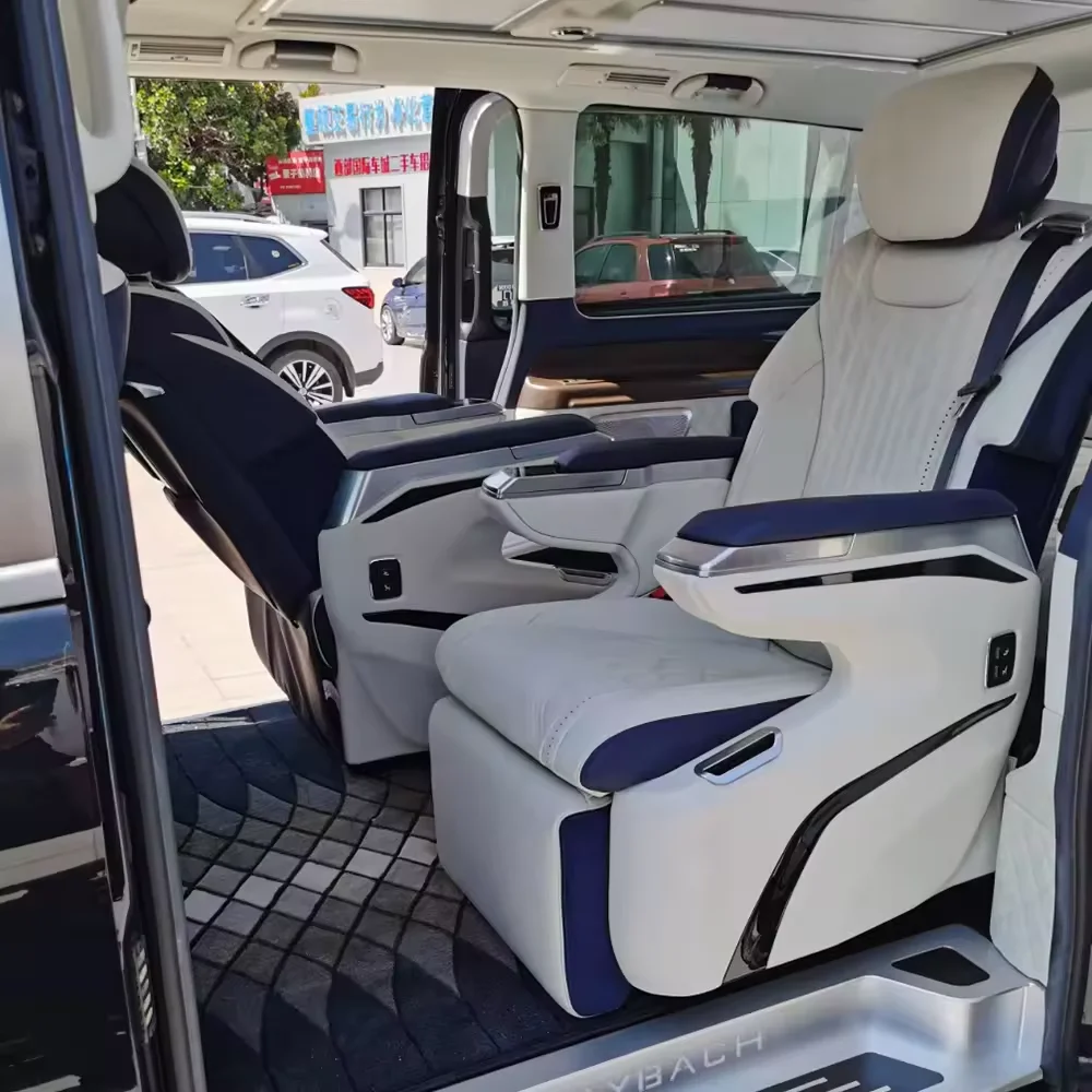 2025 for Toyota Hiace Van Alphard Car Seat VIP Electric Interior Massage Ventilated Features New Vito Made Leather Fabric