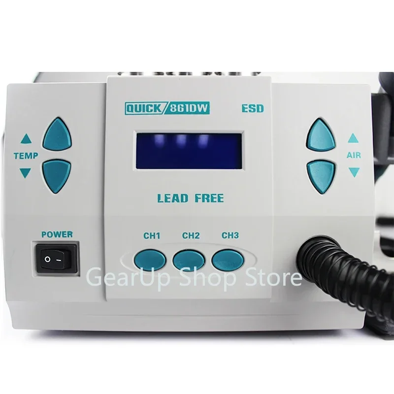 1000W 220V QUICK  heat gun lead free hot air soldering station microcomputer temperature Rework Station