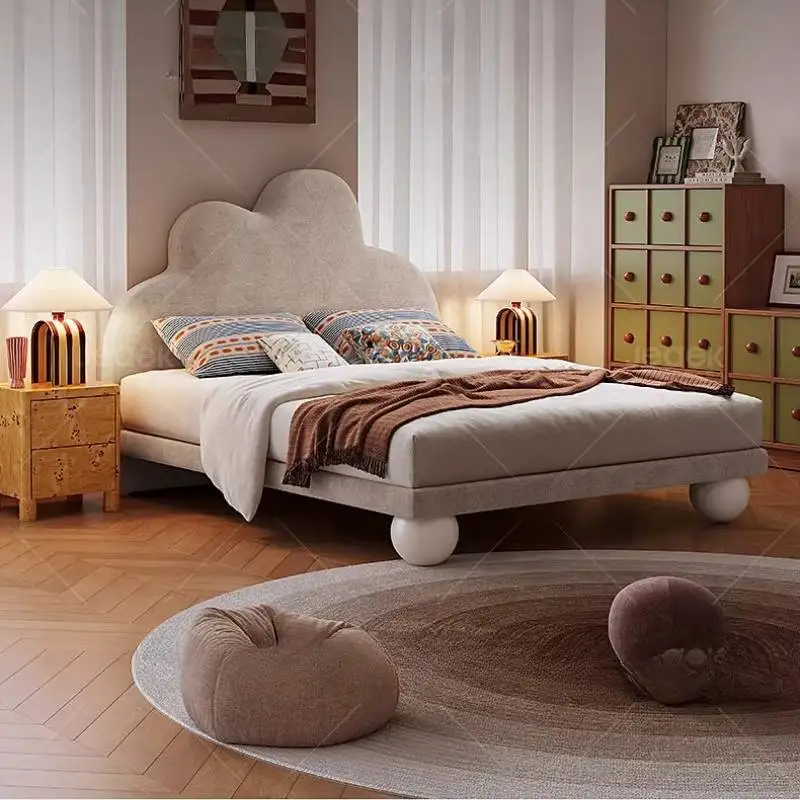 Storage Accessories Bed Frames Decoration Set Oak Modern Double Bedroom Bed Frames Household Wood Cama Box Casal Furniture Home
