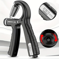 Grip Mechanical Adjustable Resistance Anti-Slip R-type Handshake Hand Rehabilitation Training 11-132 lbs Fitness Supplies