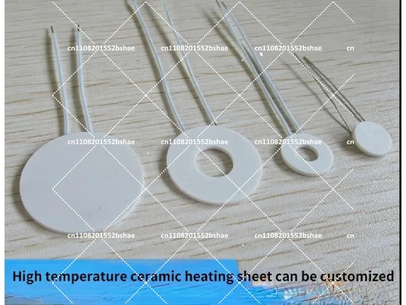 2pcs High-Temperature Annular Ceramic Heater Round MCH Industrial Grade Electric Heating Coil Sheet