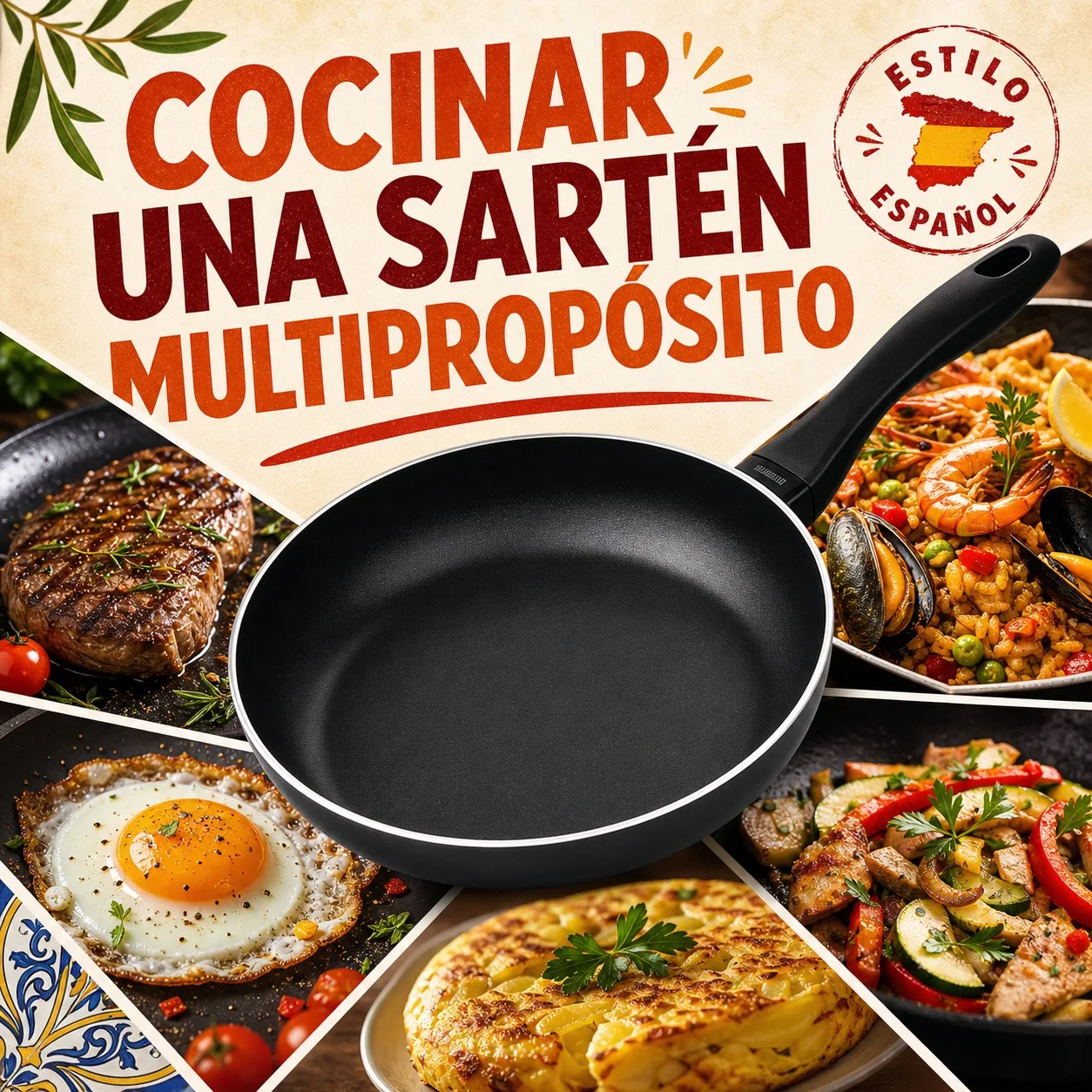 Poêle à frire antiadhésive en aluminium pour induction et gaz, poignée ergonomique en bakélite, cuisson professionnelle polyvalente, disponible en différentes tailles de 16 cm à 32 cm de diamètre