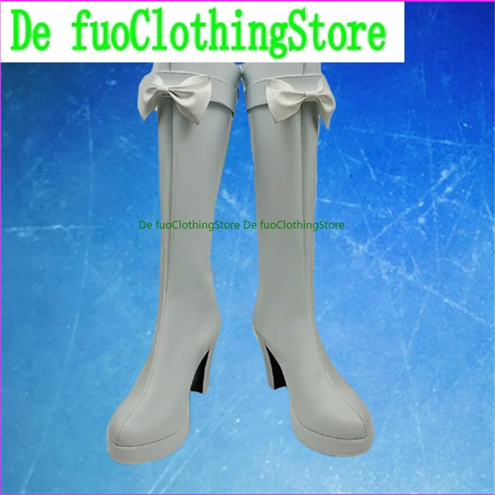 ร้านเสื้อผ้าเดฟูโอ รองเท้าคอสเพลย์โทโด ยูริกะ ไอคัตสึ รองเท้าบูทสำหรับเกมอนิเมะ บทบาทสมมติ งานปาร์ตี้ฮาโลวีน อุปกรณ์ประกอบฉาก