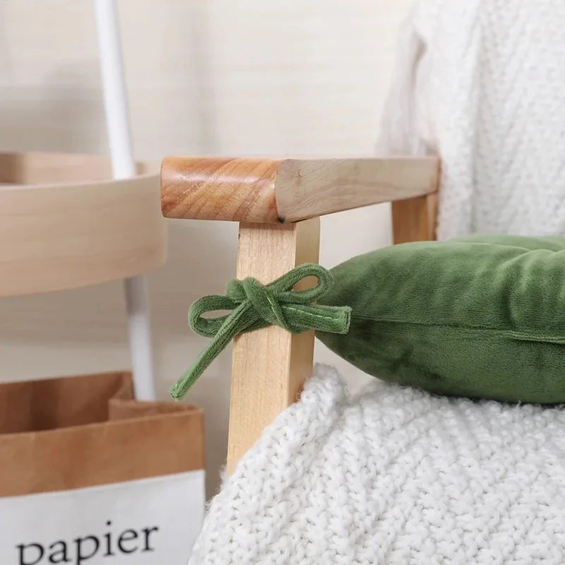 40x40 سنتيمتر وسادة مربعة كريستال المخملية بلون وسادة مقعد طالب البراز وسادة مقعد مع سلسلة كرسي مكتب الحصير #6