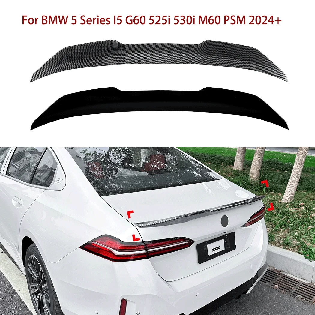 

Для BMW 5 серии I5 G60 525i 530i M60 PSM 2024 + задние крылья автомобиля фиксированные крылья ветра украшение для автомобильного стайлинга Защита корпуса Аксессуары