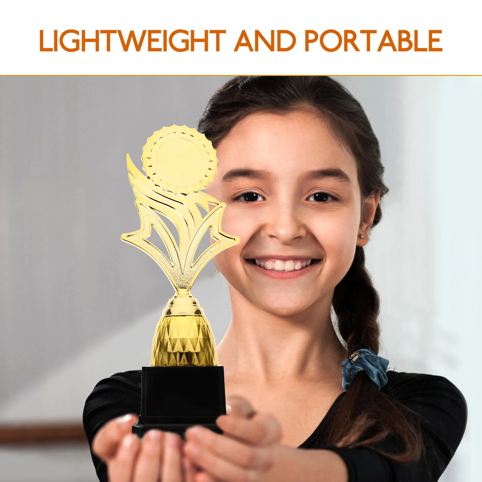 

Ceremony Trophy Cup Pp Plastic Creative Shaped Award Trophy for Children Party Competition