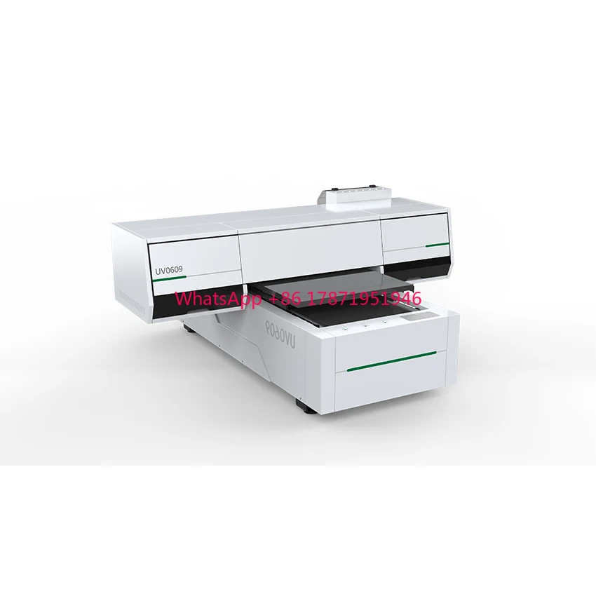 A1 0609 UV printer support higher quality faster speed 8 colors printing