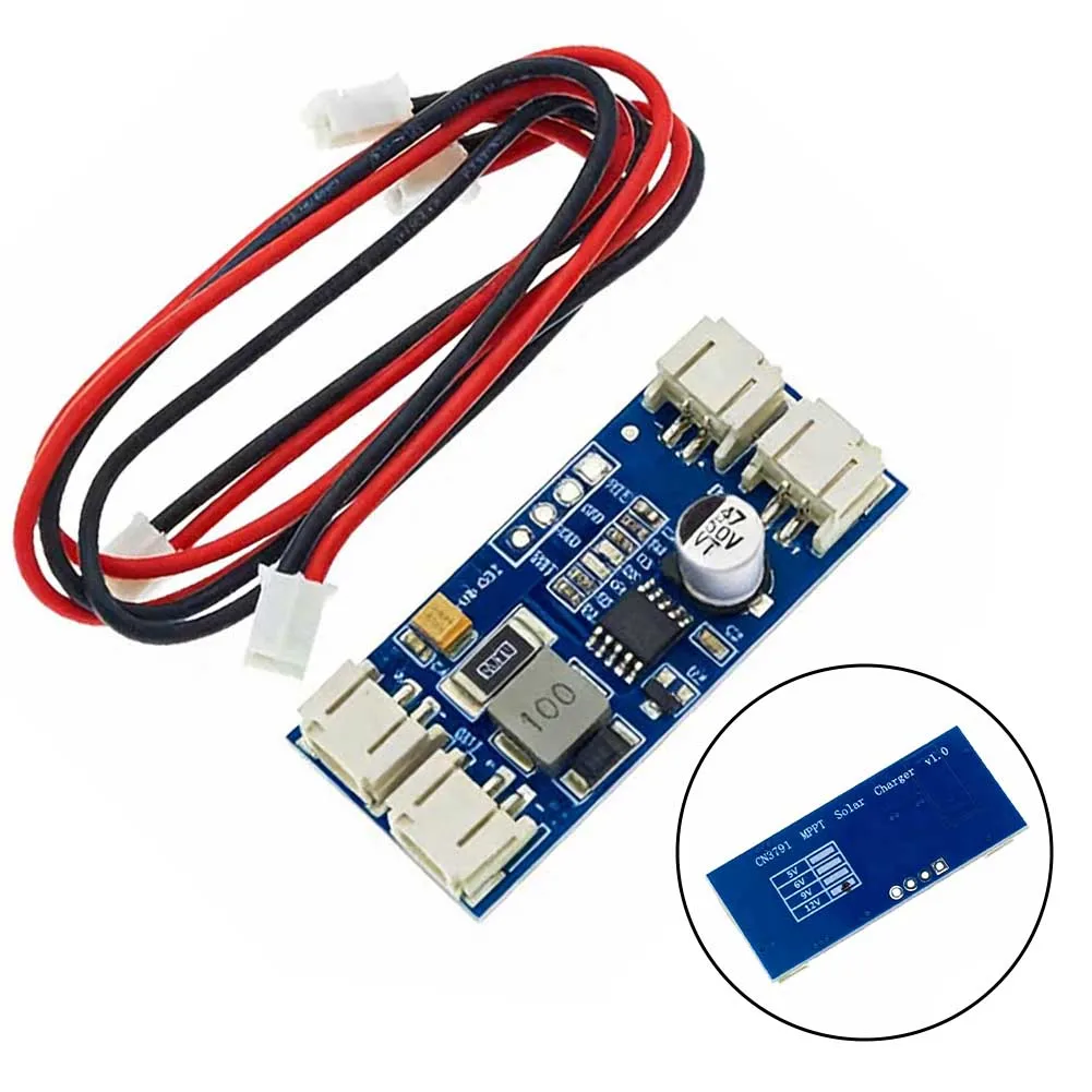 CNFor 3791-Based For MPPT Solar Charge Controller Module Compatible with For 3.7V 4.2V Single-Cell Lithium Batteries