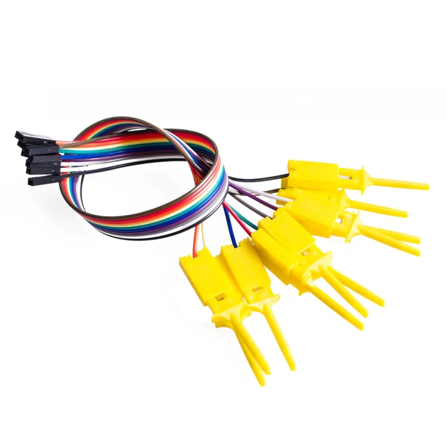 SIMPLE ROBOT 10pcs,Quality test of the quality test hook clip. Logic analyzer test folder. For USB 24M 8CH