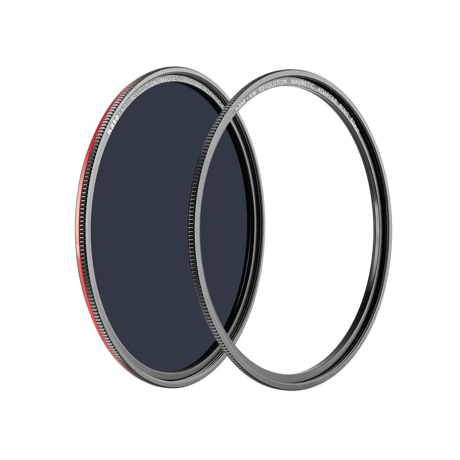 Kase KW Revolution Magnetic ND Filter  with magnetic adapter ring 58 62 67 72 77 82 95mm