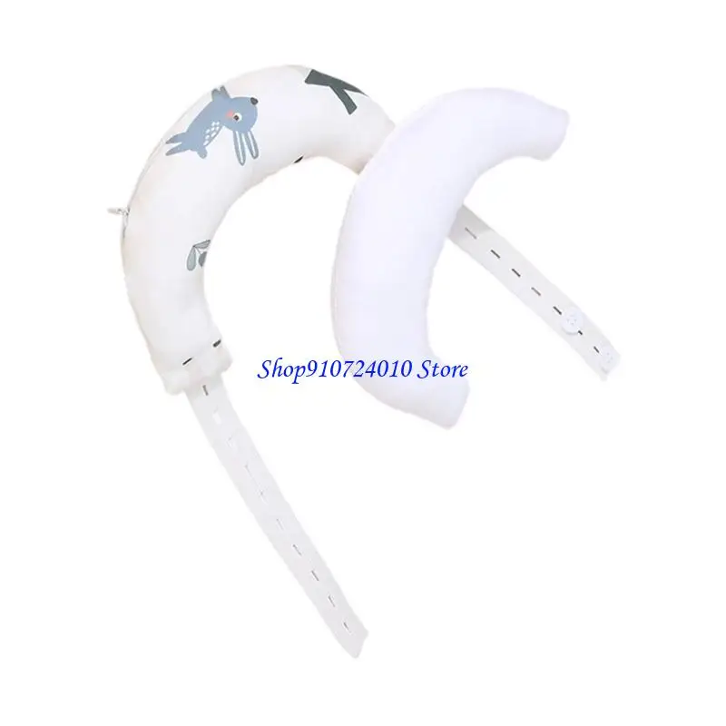 وسادة قطنية قابلة للتنفس 77HD بنمط كرتوني للأطفال حديثي الولادة #4