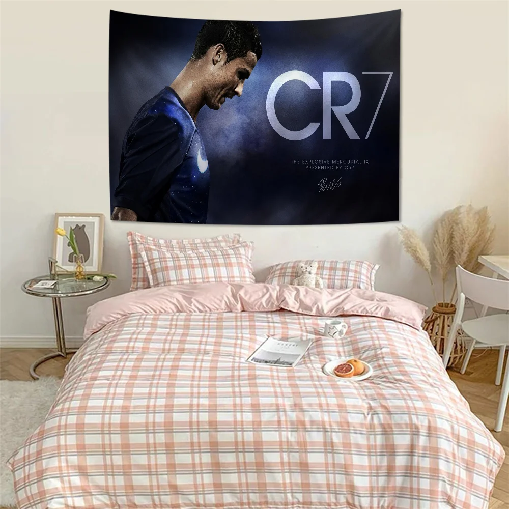 R-Ronaldos Football C-CR7 Cartoon Tapestry Wall Hanging Decoration Household Home Decor