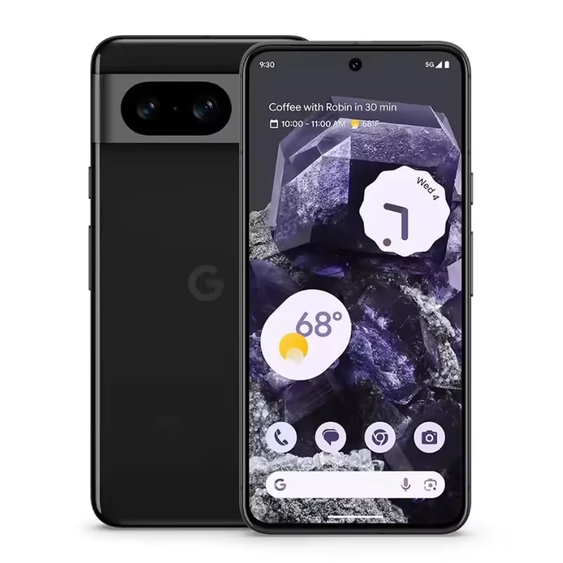 جوجل بيكسل 8 5G 6.2 "OLED 8GB RAM 128GB ROM NFC الأصلي المستخدمة هاتف محمول جوجل Tensor G3 ثماني النواة أندرويد الهاتف الذكي