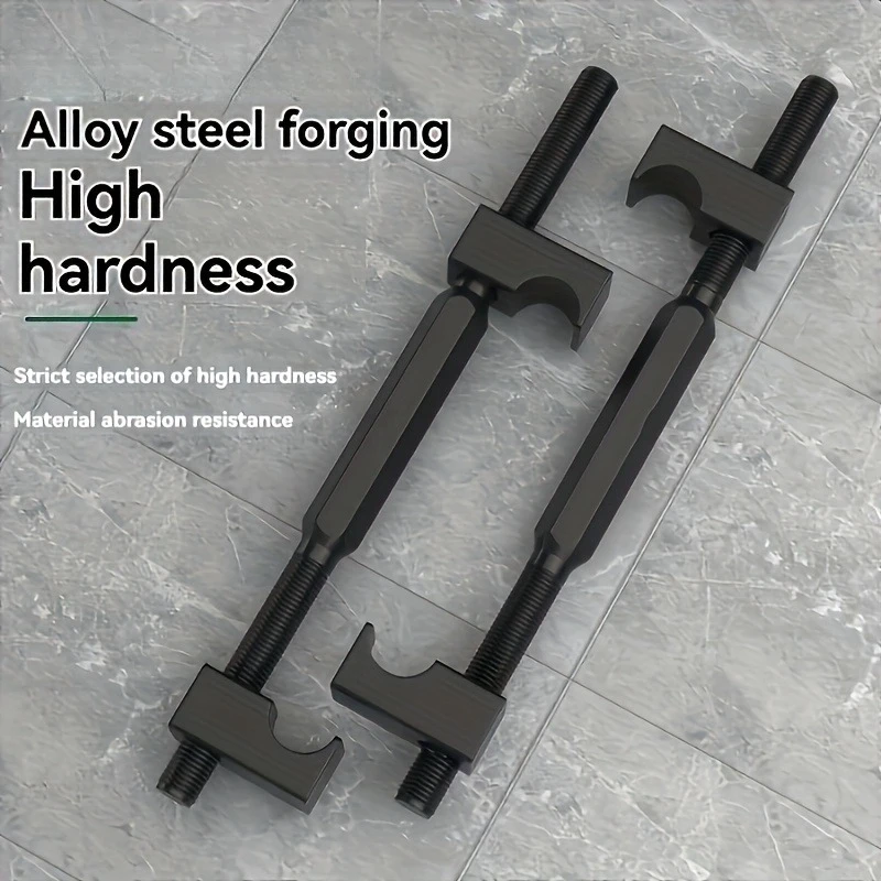 2Pcs Heavy Motorcycle Car Spring Compression Tool Spring Compressor for Vehicle Maintenance Removal Installation of Springs