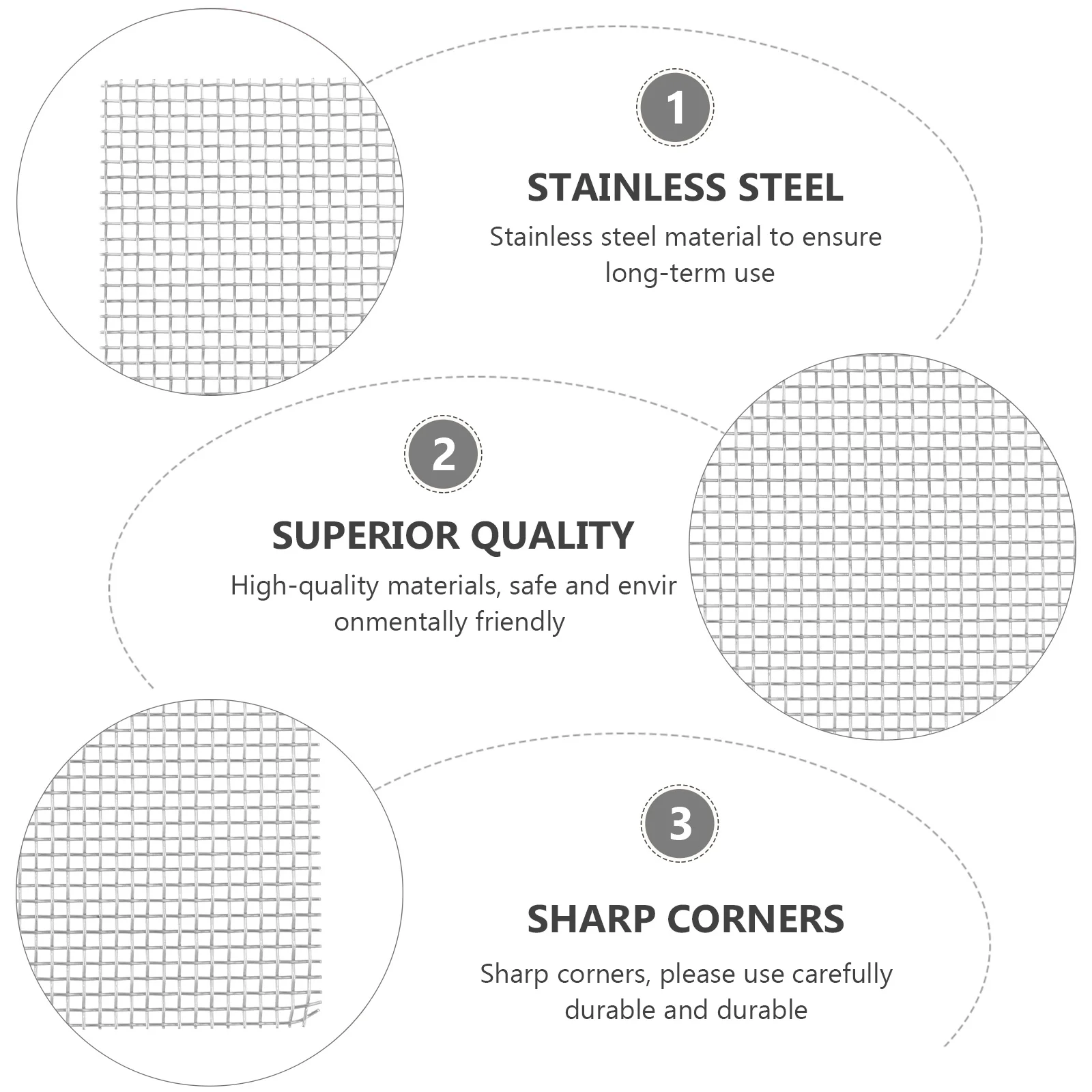 

10pcs Water Grass Moss Fixed Net Stainless Steel Anti-Rust Aquarium Mesh Pad For Fish Tank Plant Decoration Accessories