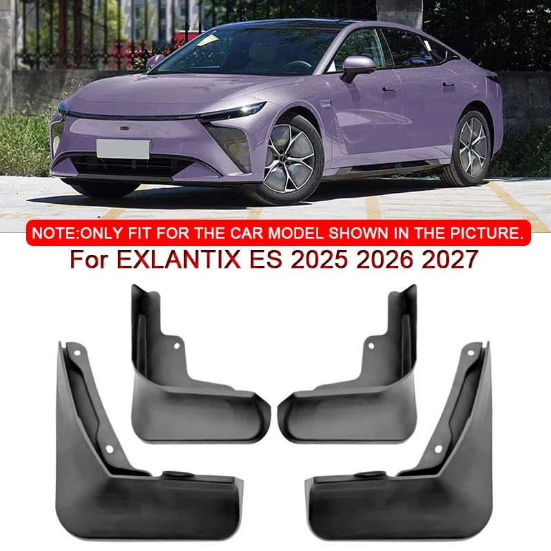 

For EXLANTIX ES 2025 2026 2027 Car Styling ABS Car Mud Flaps Splash Guard Mudguards MudFlaps Front Rear Fender Auto Accessories