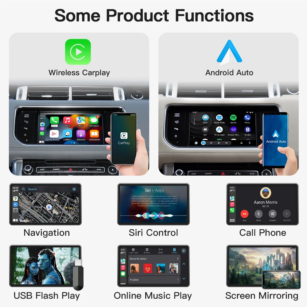 Wireless Carplay Airplay Wireless Android Carplay Auto Module Solution For Land Rover Discovery 5 Jagu