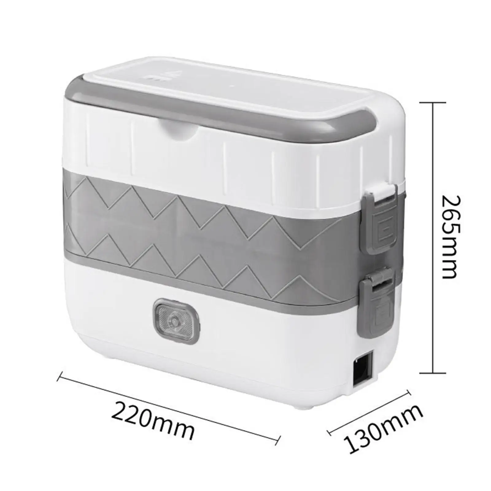Electric Bento Box EU Plug Adapter Heating Bento Box Removable Portable Small Rice Cooker for Car School Home Truck Travel