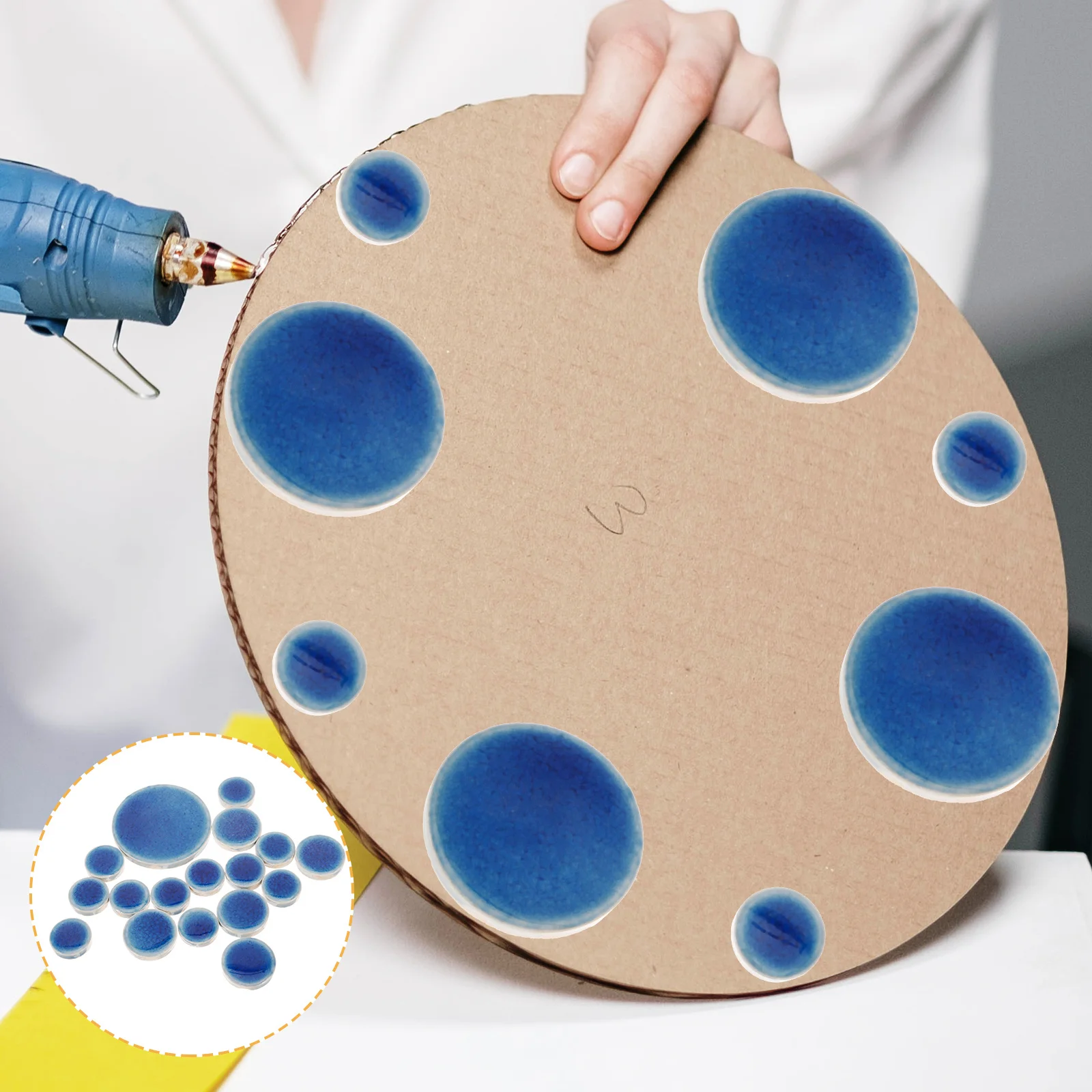 

1 Bag Of Mosaic Fragments Glazed Ceramic Tiles For Diy Craft Projects Decor Home Garden Bathroom Floor Stepping Stones Art