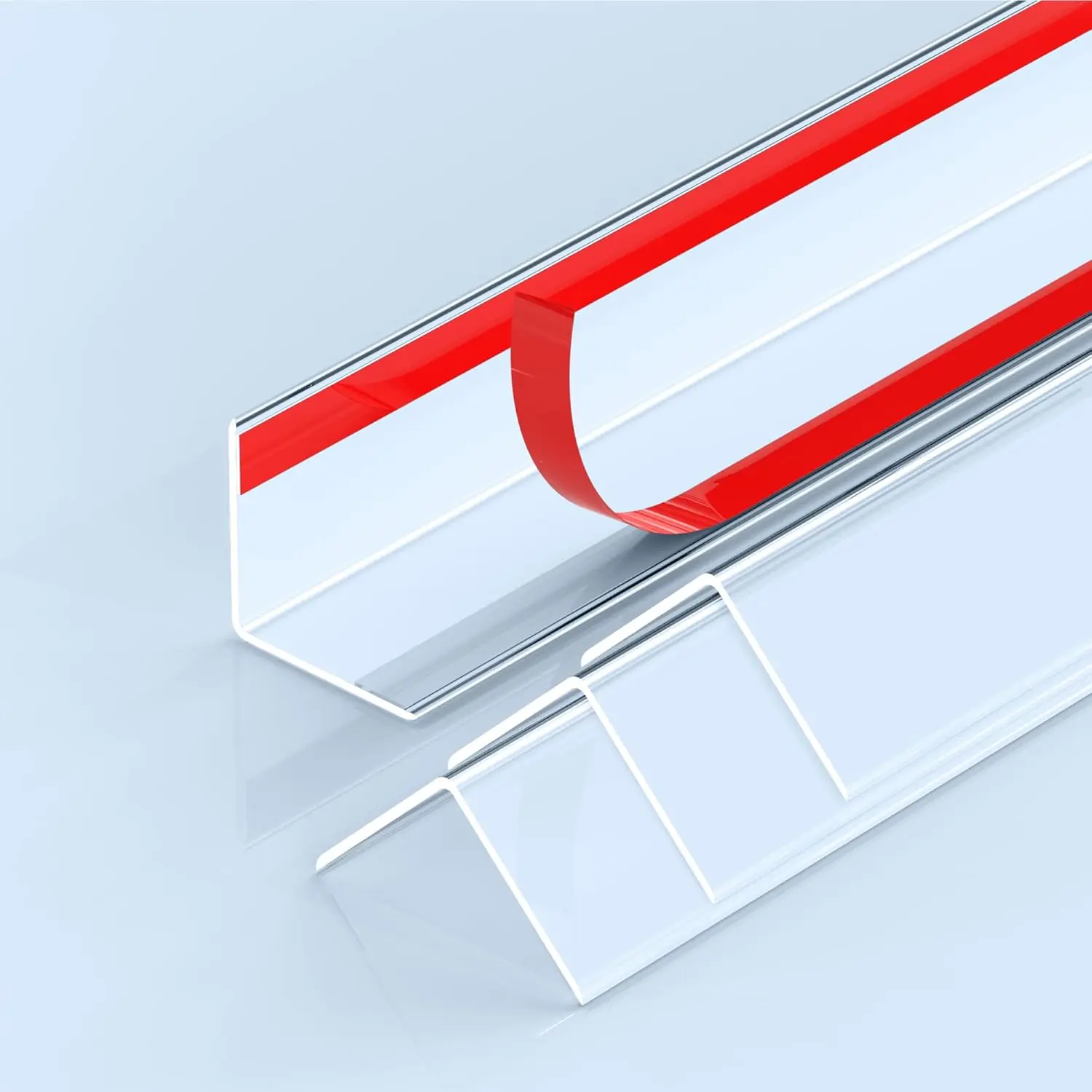 

47.2" x 1.18" Clear Self-Adhesive Corner Protectors, 4PCS for Walls and Cabinet Doors, Easy Install