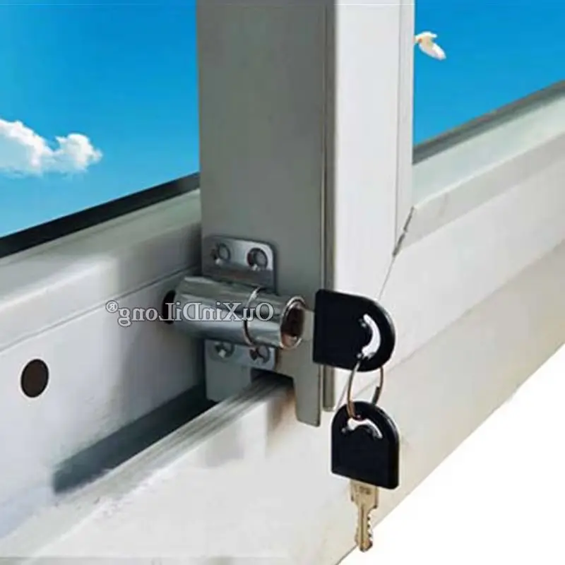 

Brand New 2PCS Plastic Steel Aluminum Alloy Sliding Door and Window Limit Lock Prevent Children Open Patio Window Limit Lock