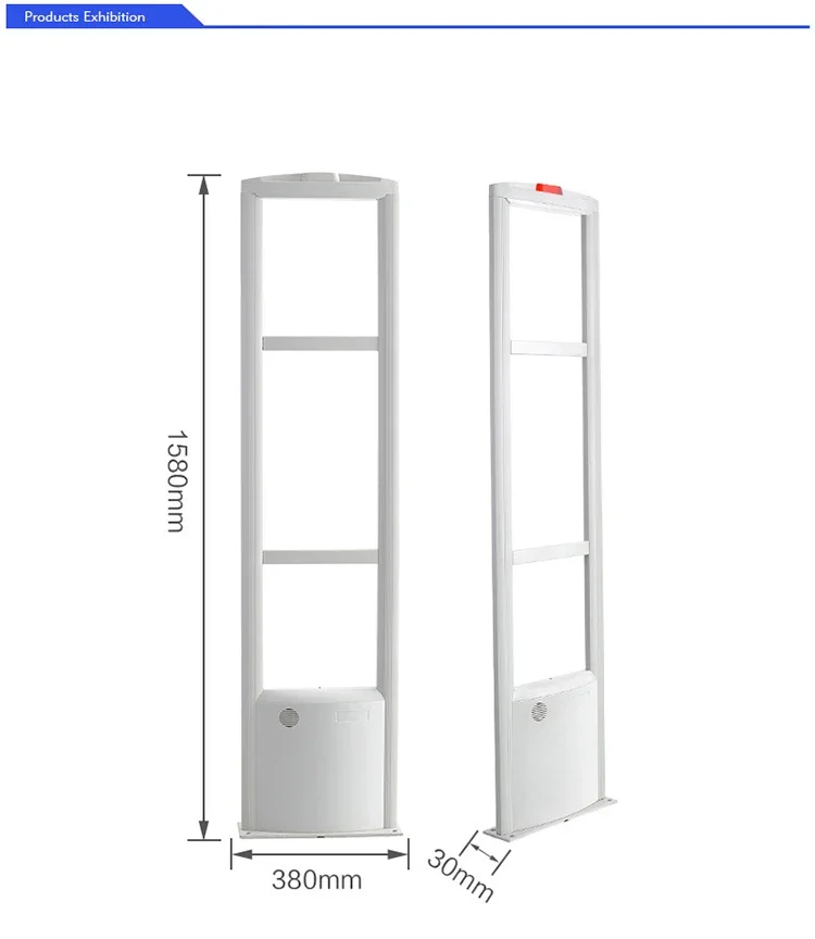 Sistema EAS antirrobo, antena de tienda, alarma de 8,2 mhz, artículo eléctrico de productos básicos, sensor de puerta de seguridad, movimiento