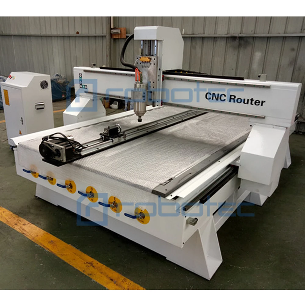 Robotec-fresadora cnc 1325 para madera, con husillo de refrigeración por agua, 3 ejes, 1325/alta resistencia, para trabajo de madera