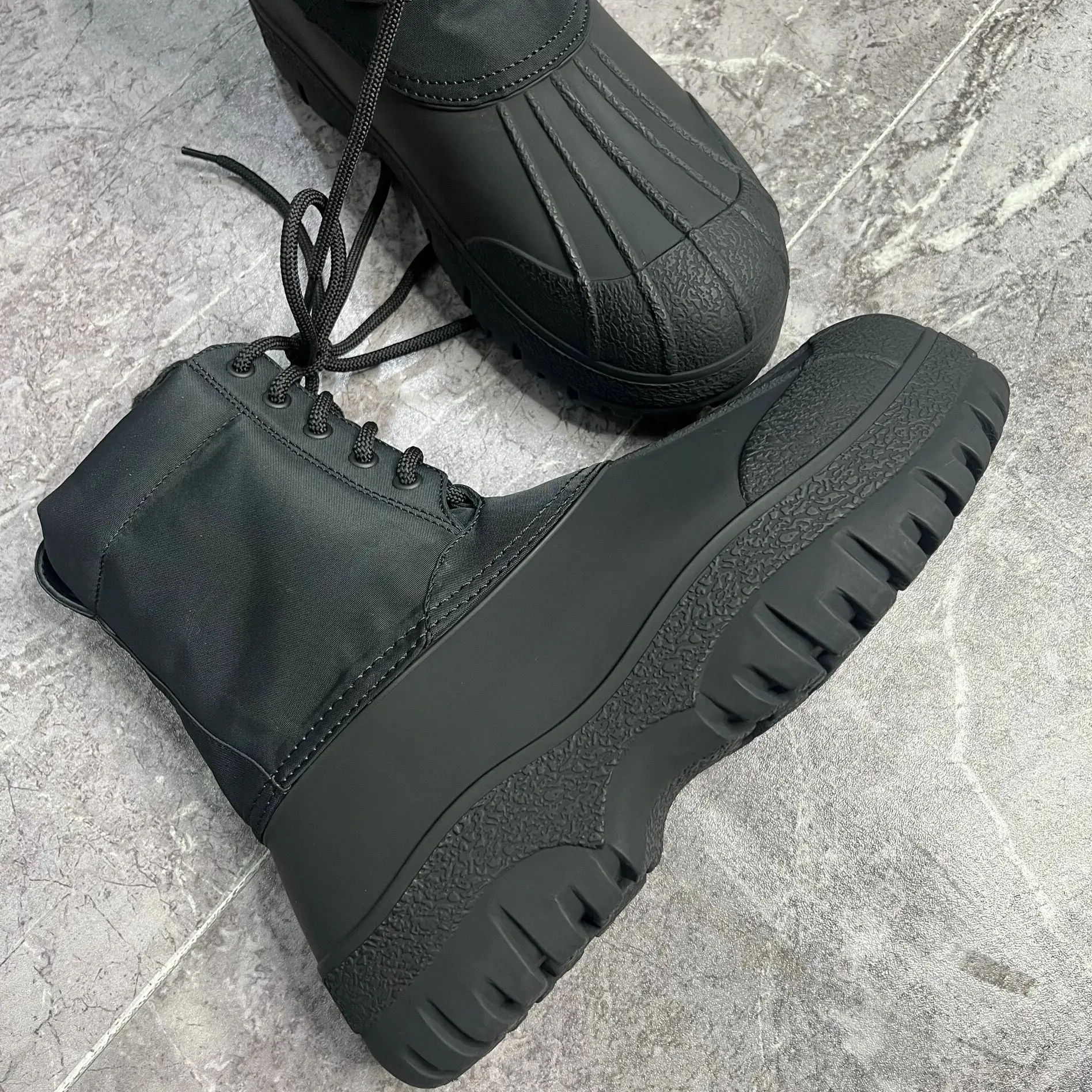 

100% шерстяные внутренние нейлоновые водонепроницаемые удобные заводские мужские теплые зимние ботинки ручной работы из ЭВА