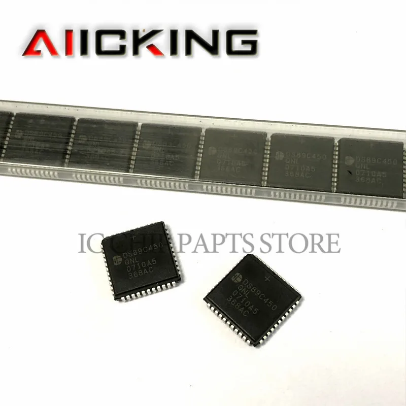 

DS89C450-QNL+ Free Shipping 5pcs/lot,PLCC-44 MCU 8051 CISC 8-bit 33MHz, 64kB ROM Flash 44Pin PLCC,Original New IC Chip, In Stock