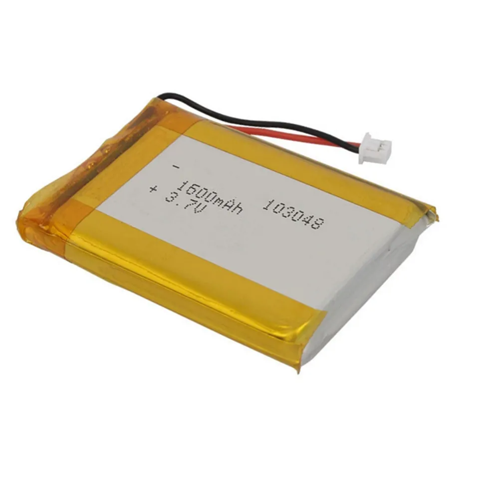 JST 1.25mm 2P 3.7V Polymer Battery 303048 403048 503048 603048 703048 803048 903048 103048 123048 for Bluetooth Speaker Headset