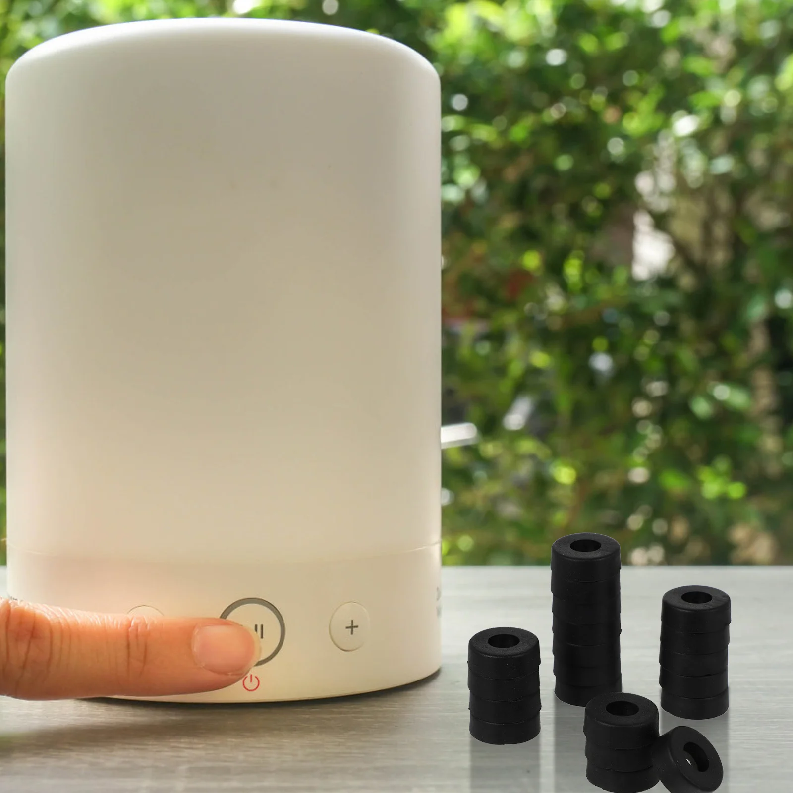 

20Pcs Shockproof Practical Rubber Speaker Mat Foot Pads Instrument Foot Mat Durable Anti Vibration Shockproof Speaker Pads